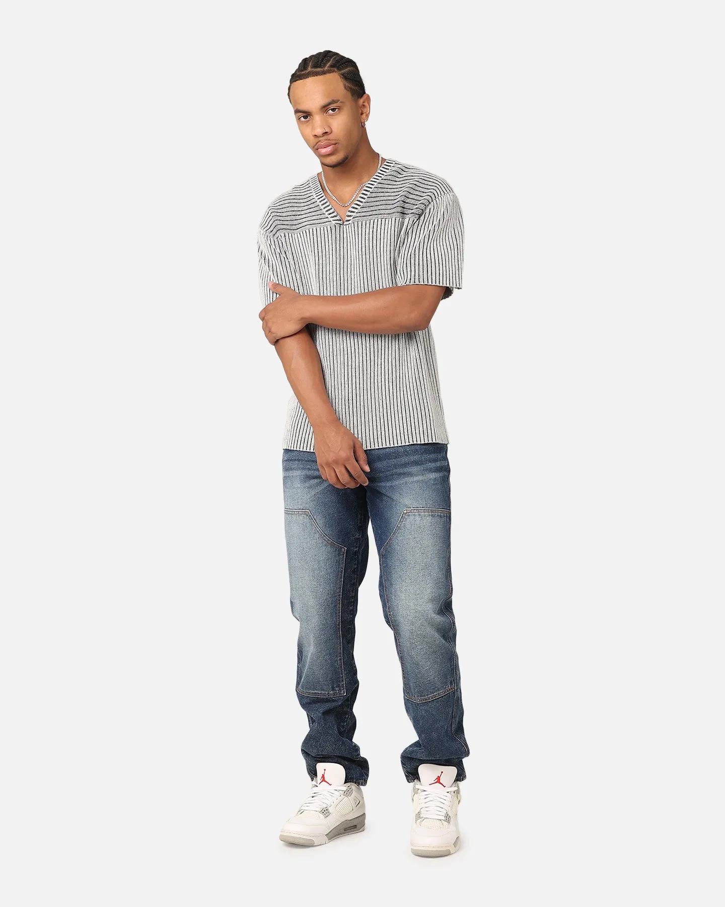 Premium Party Look Urban Explorer Trend Setter Saint Morta Pyskhe Rodeo Jeans Dark Indigo