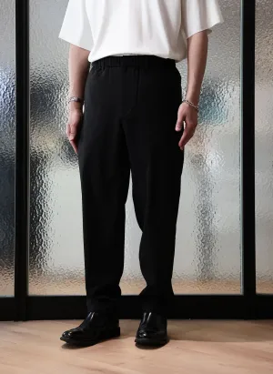 Polyester Wide Tapered Easy Pants Event Vibe