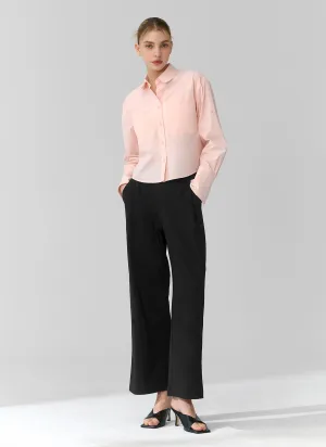 StaticFree Material Antibacterial Treatment Ecodex All-Banding Semi Wide Pants