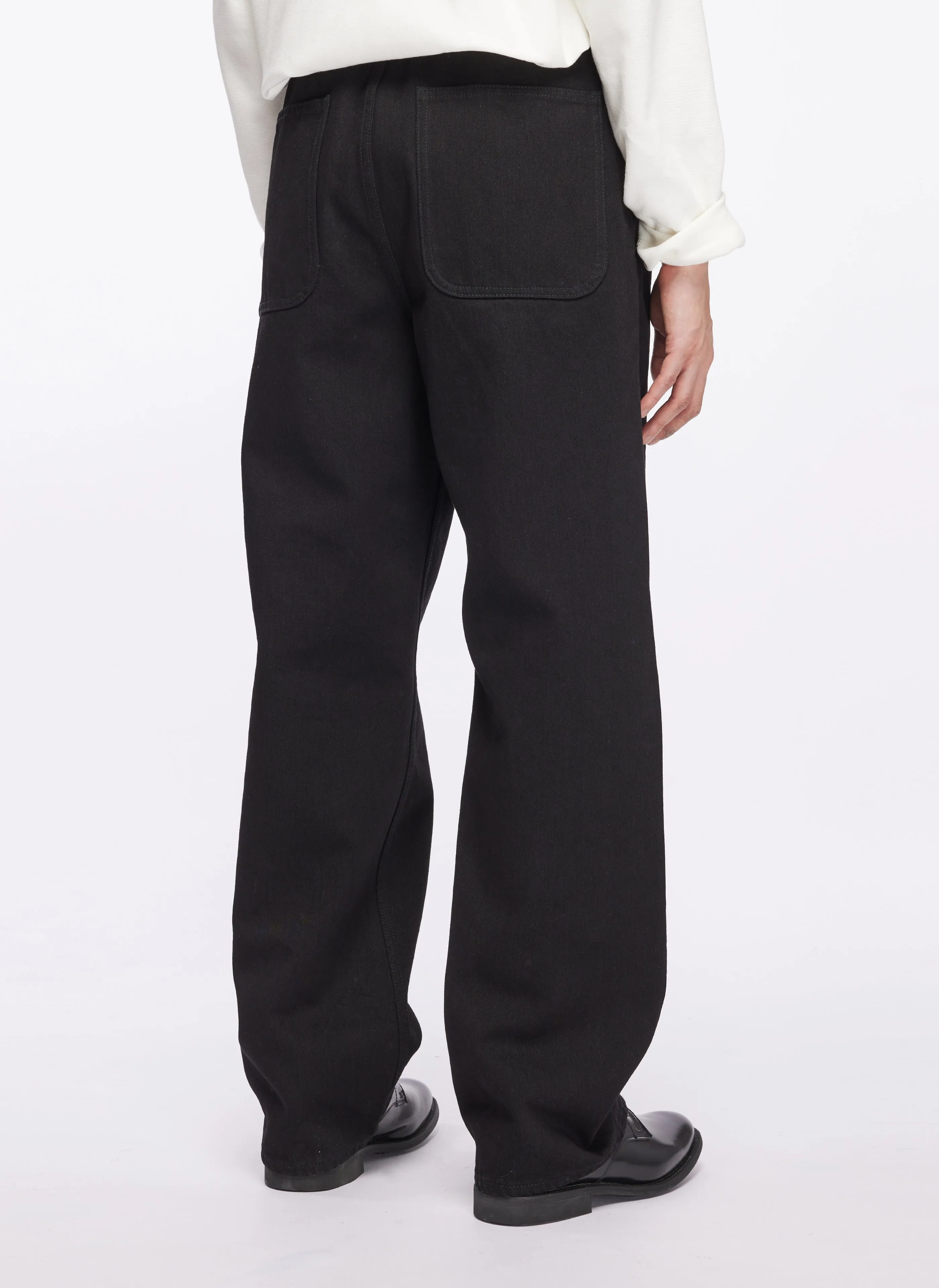 CompressionKnit Tight Net 13oz Cotton Polyester Denim Worker Jeans