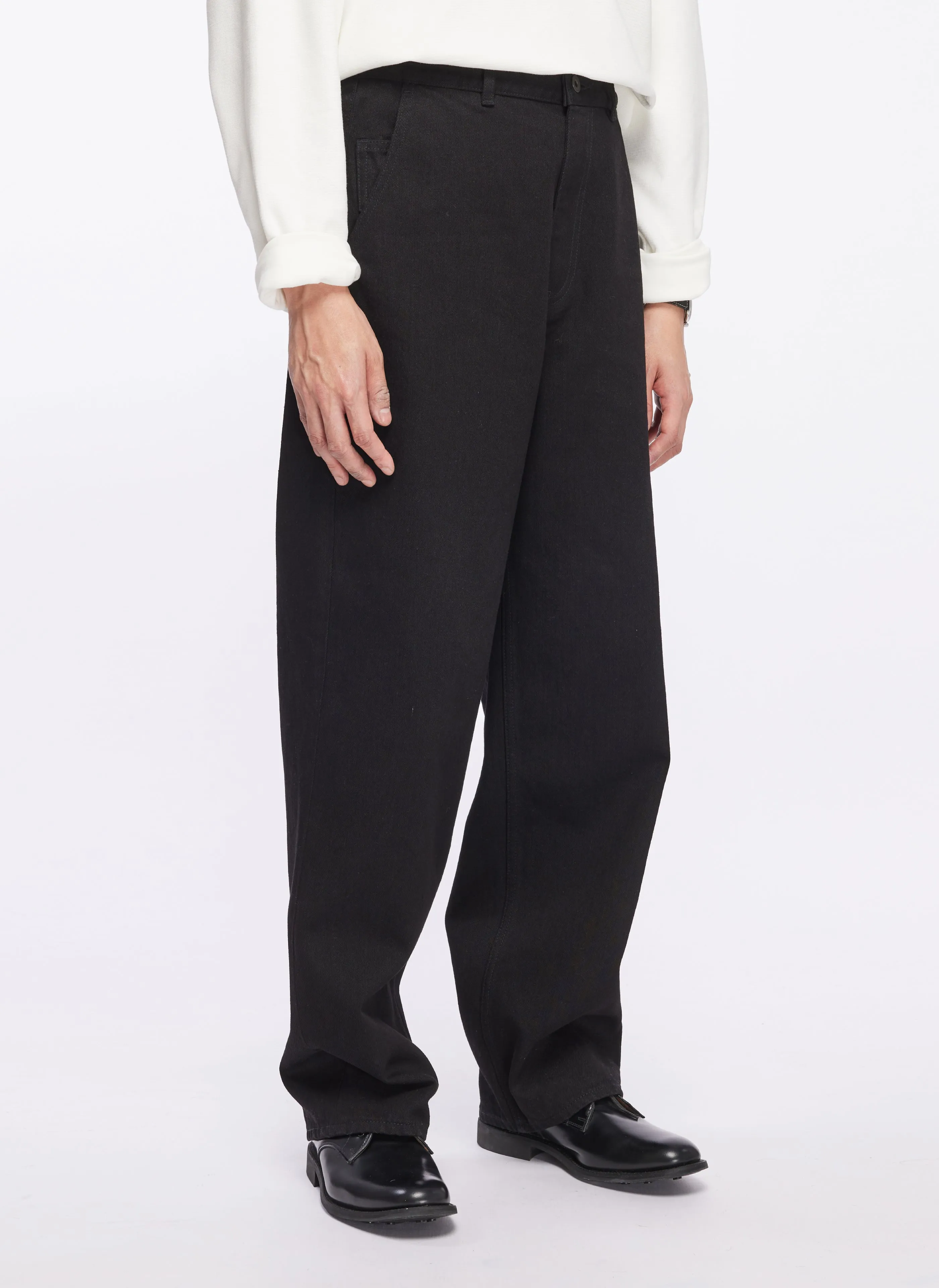 Wool Fit 13oz Cotton Polyester Denim Worker Jeans