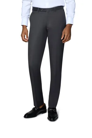 WaterRepellent Versatile Design Bergamo Orange Solid Modern Fit Pants - Charcoal