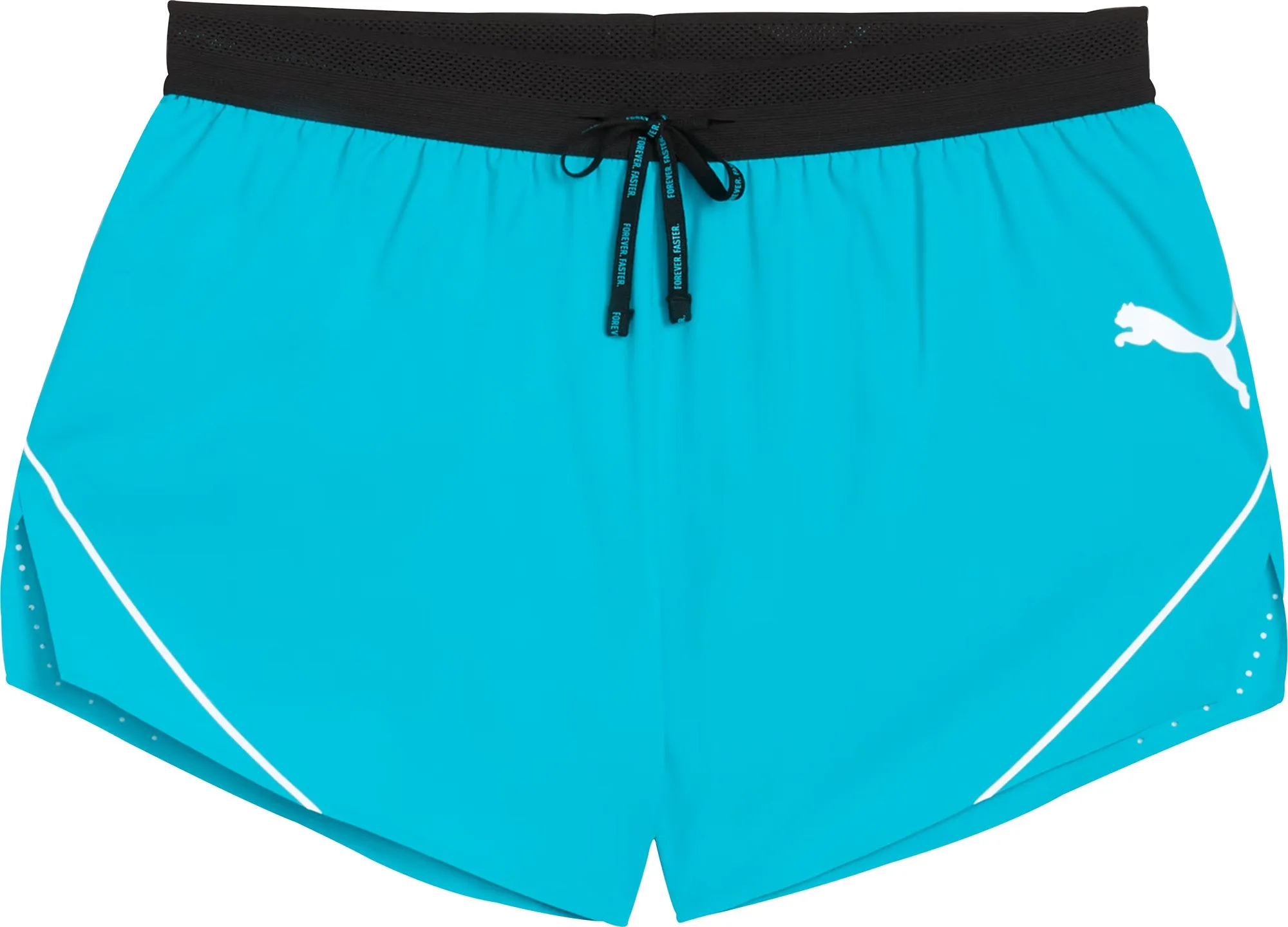 Puma Raceday Ultraweave 3 Inch Split Mens Running Shorts - Blue Athletic Look