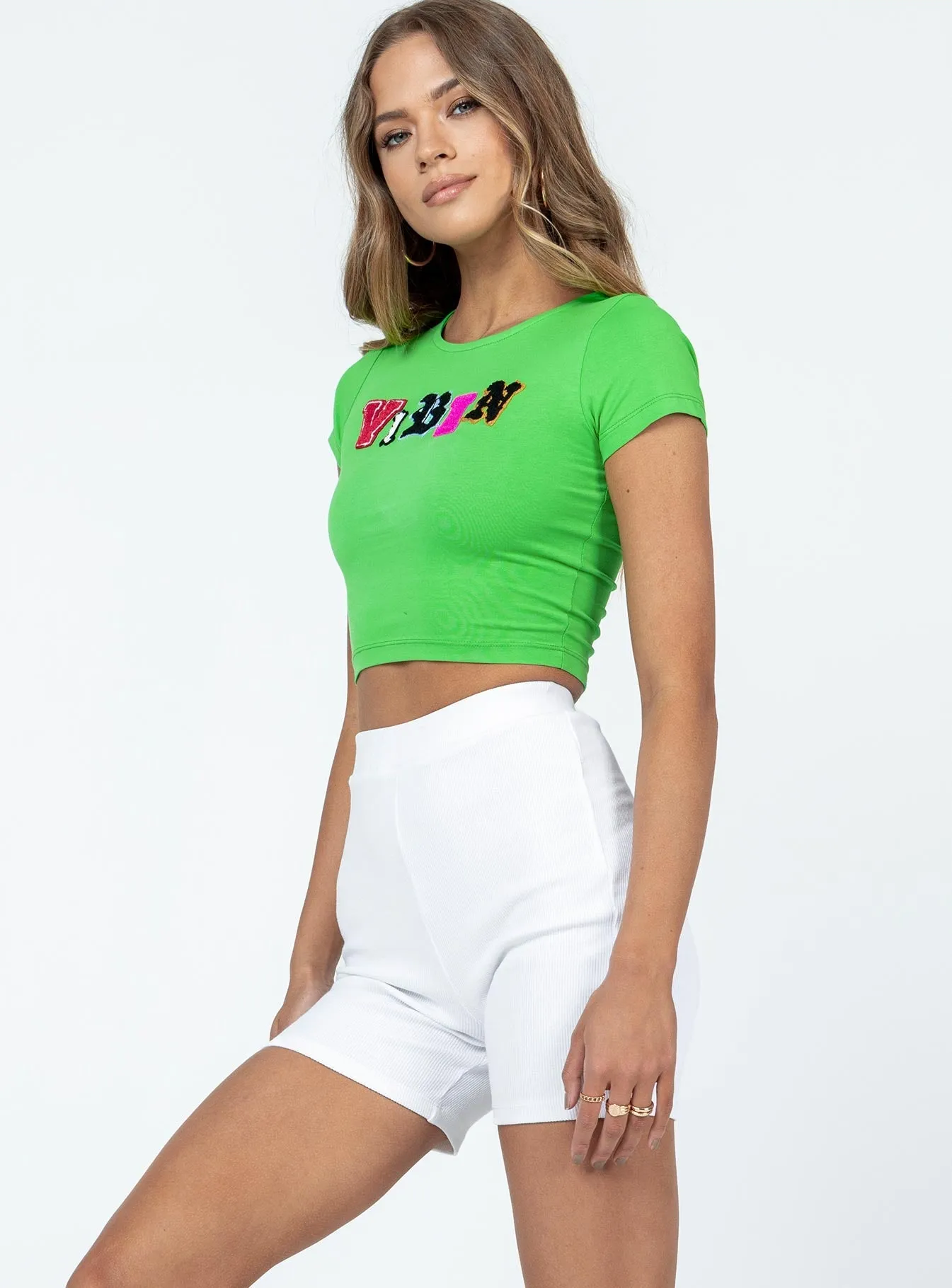 Inner Glow Kade Bike Shorts White