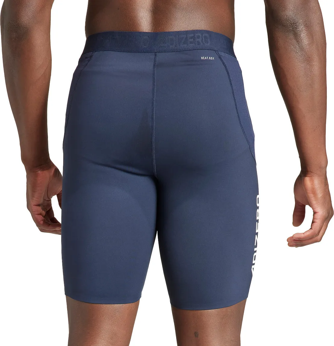 adidas Adizero Mens Short Running Tights - Navy Simple Style