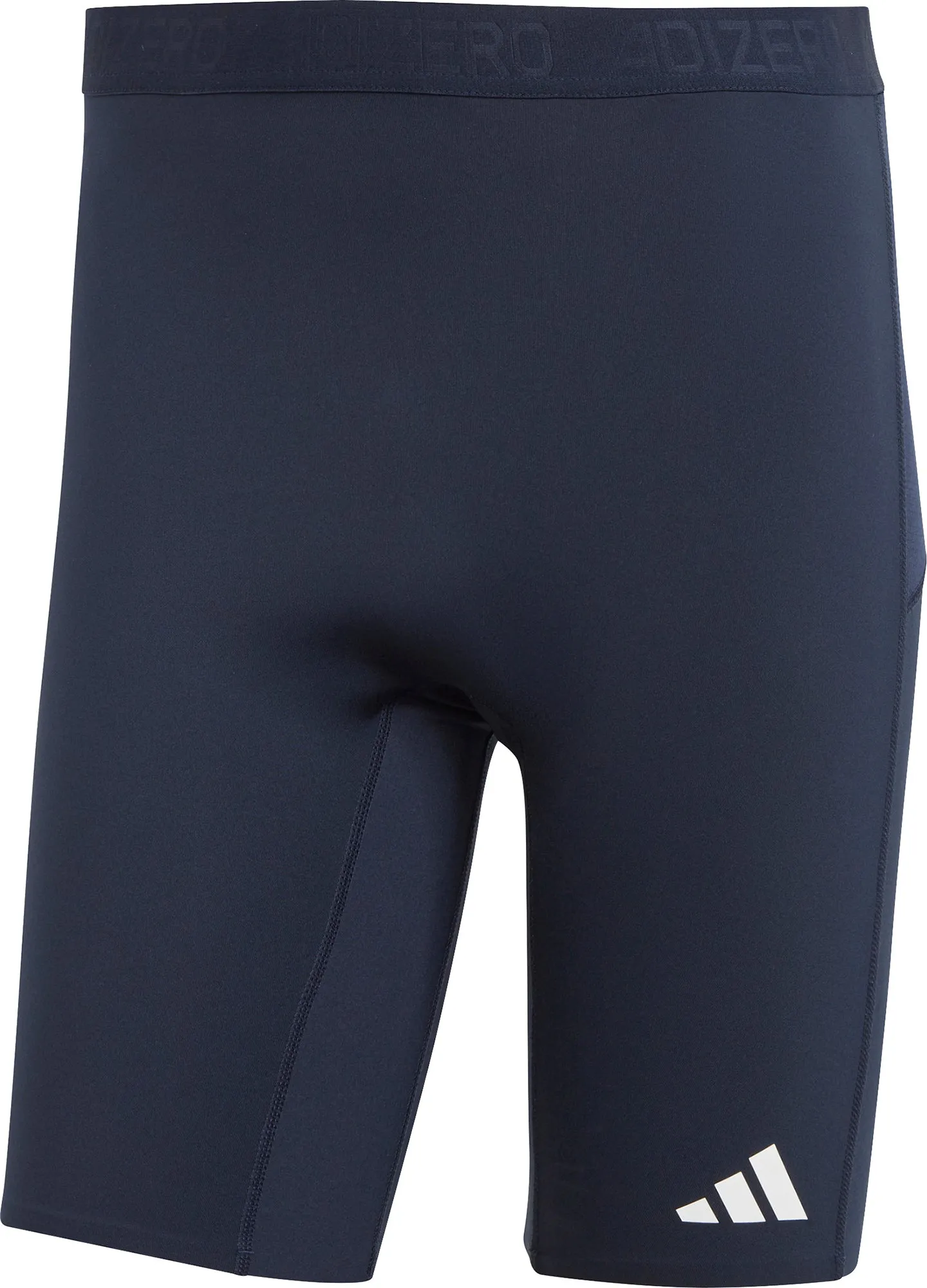 adidas Adizero Mens Short Running Tights - Navy Adaptive Tension Control Quick Access Cargo Pockets