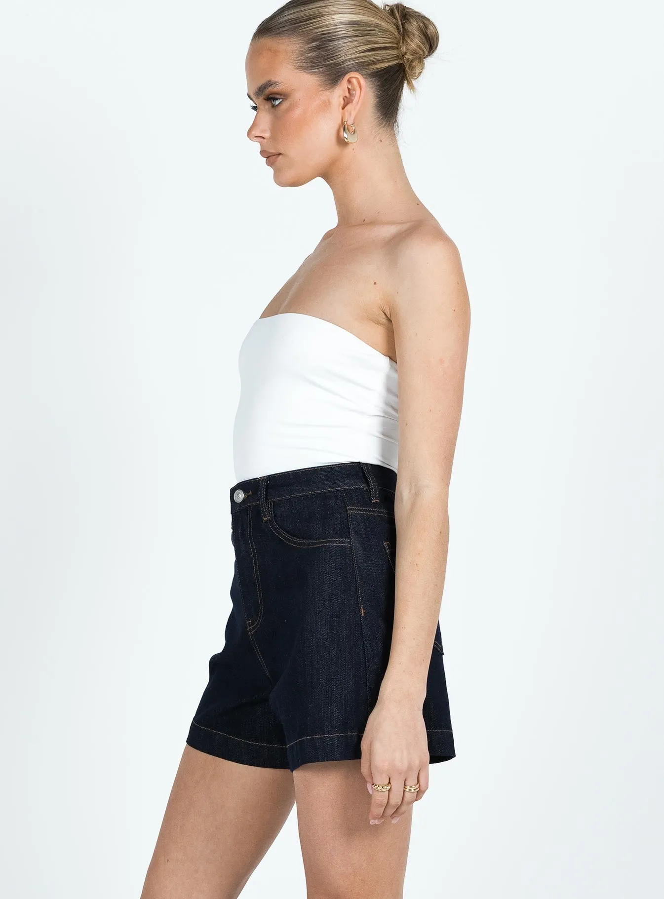 StretchableMaterial Dream Base Whitaker Shorts Dark Denim