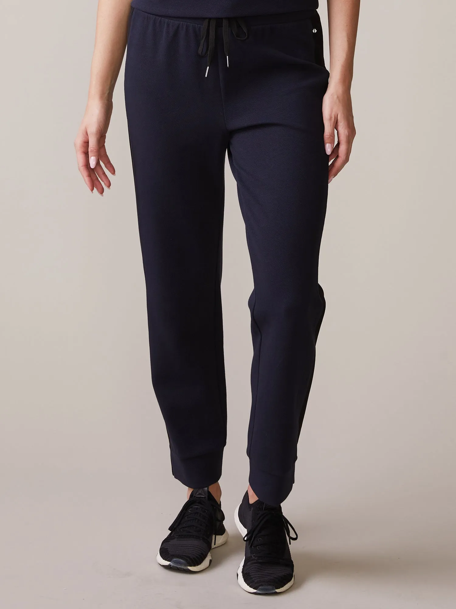 Organic Cotton Blend DurableReinforcedMaterial Textured Double Knit Pant