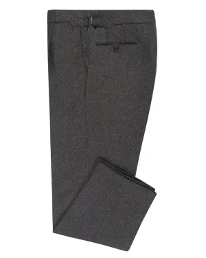 EThomas Wool Cashmere: Dark Grey Merino Office Appropriate HighRiseWaist