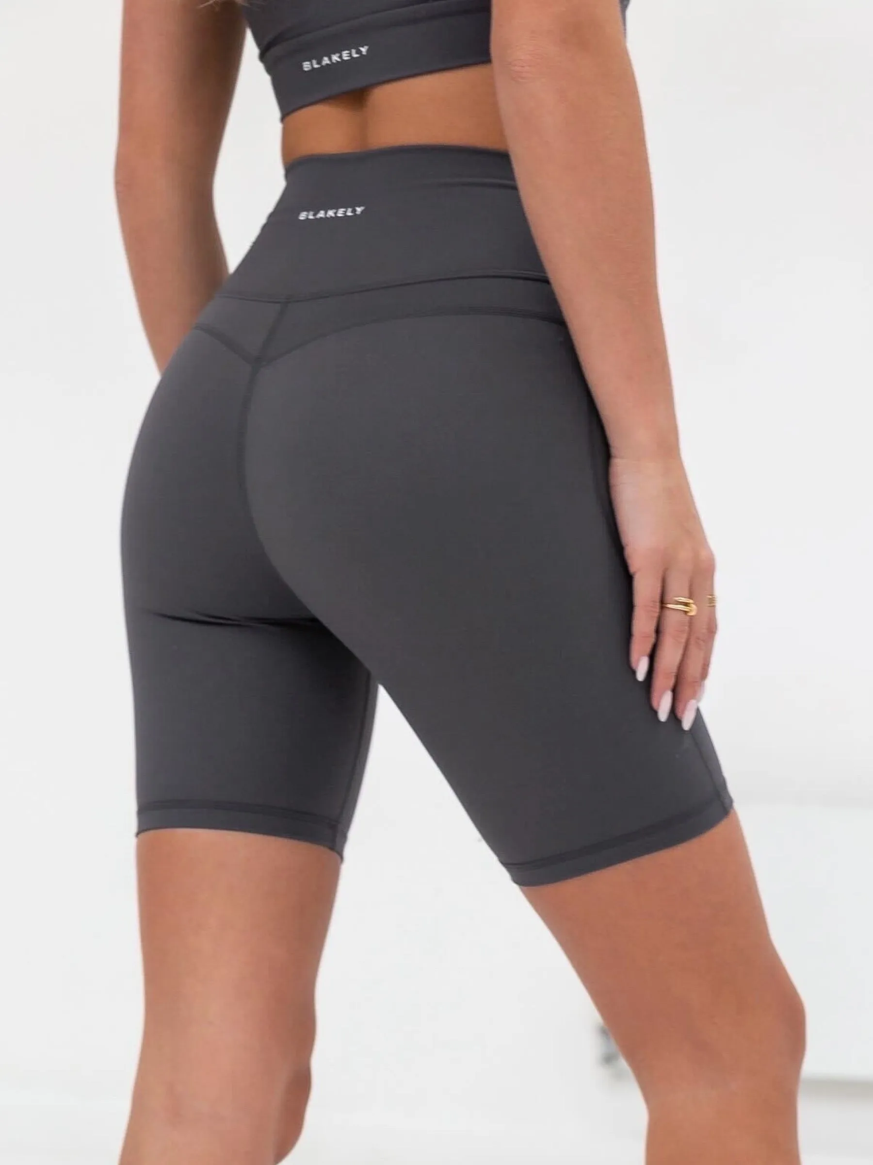 neon colors energetic look Ultimate Active Shorts - Charcoal