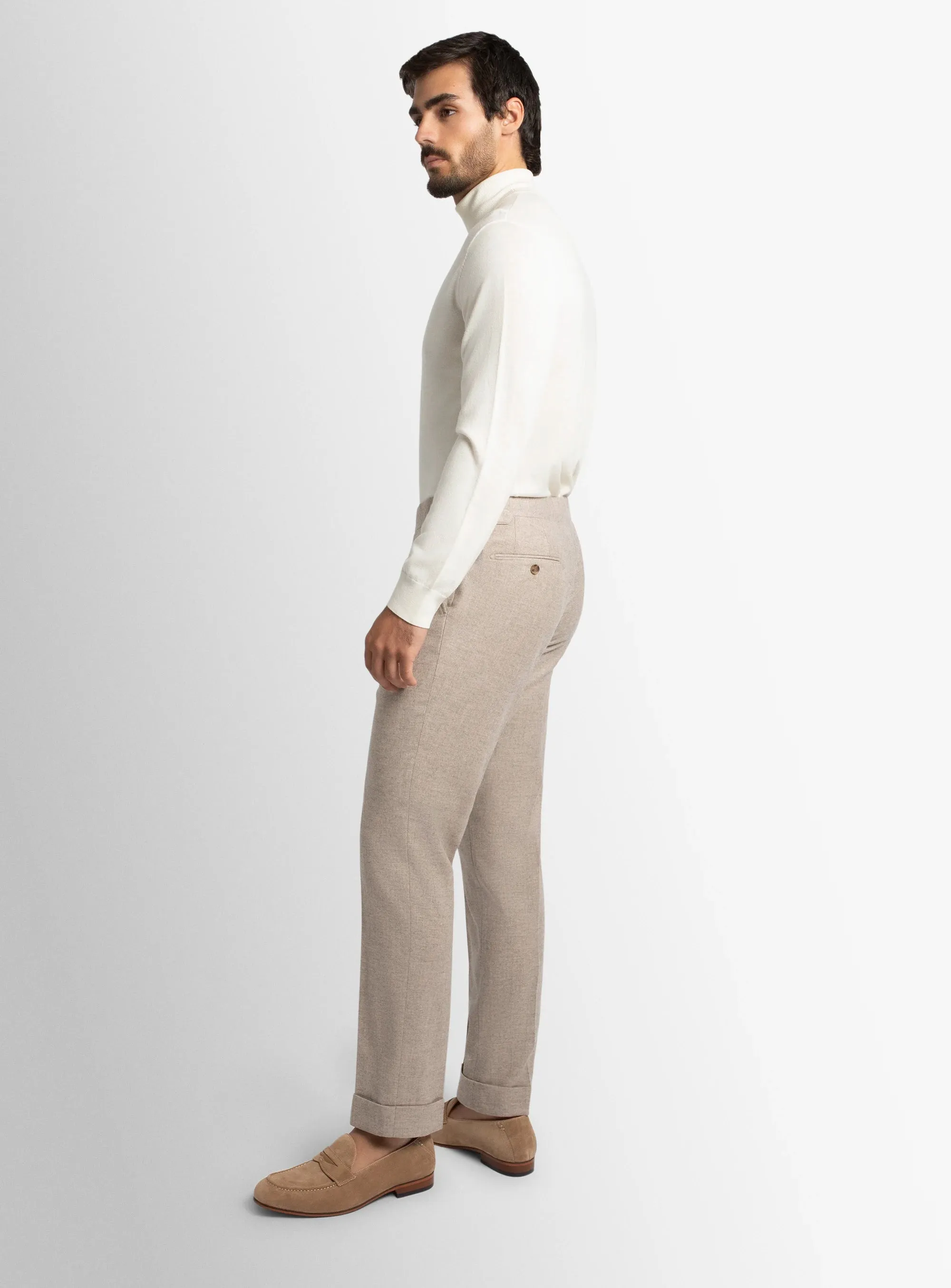 Argenta Flannel Fawn Trousers MoistureWicking