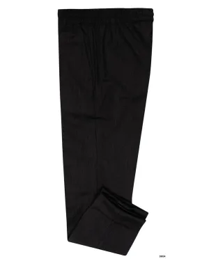 Gripper Waistband Blackout fabric Drago: Super 130s  - Charcoal Herringbone