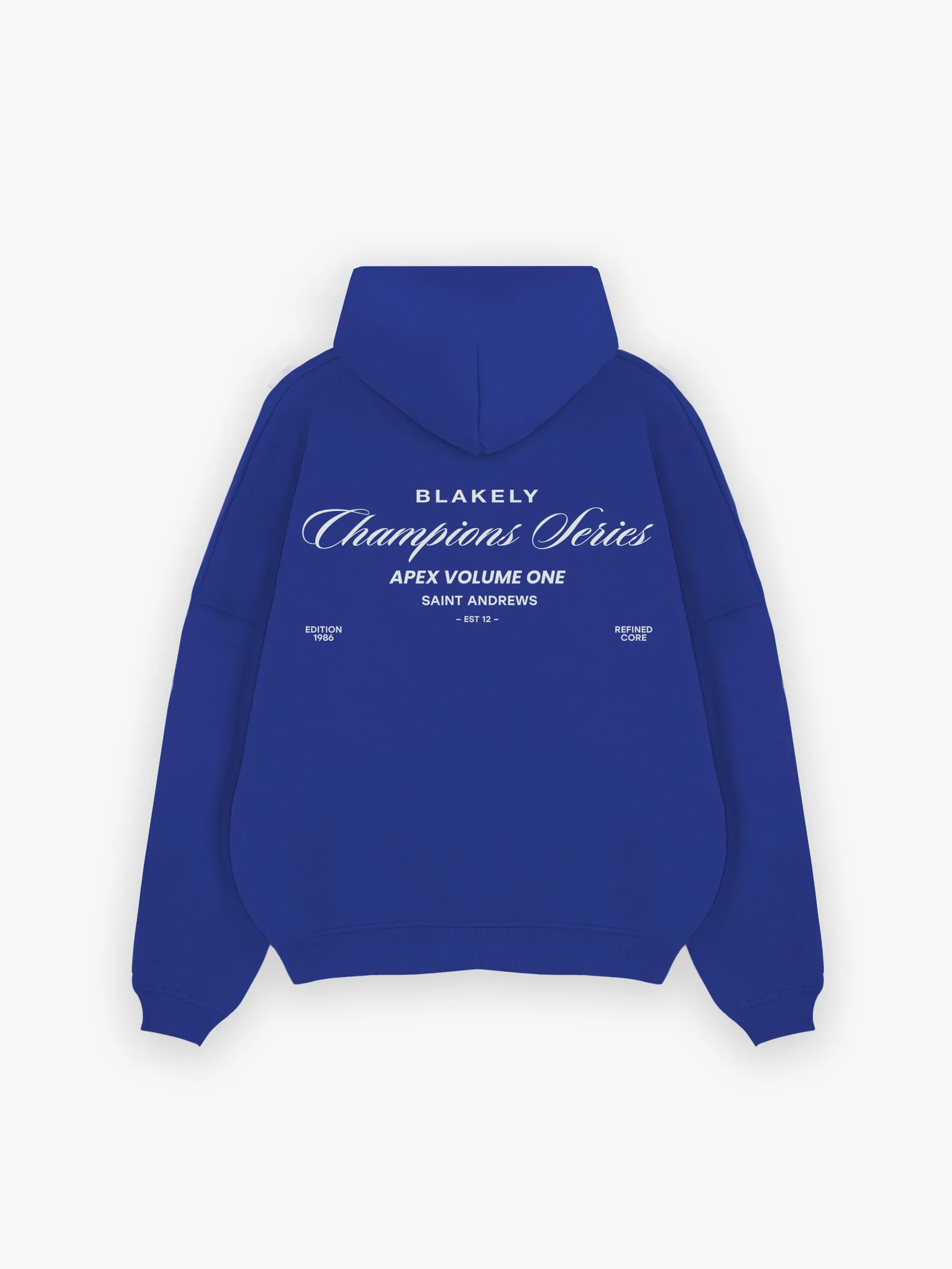 Champions Relaxed Hoodie - Cobalt Blue French Terry Cloth