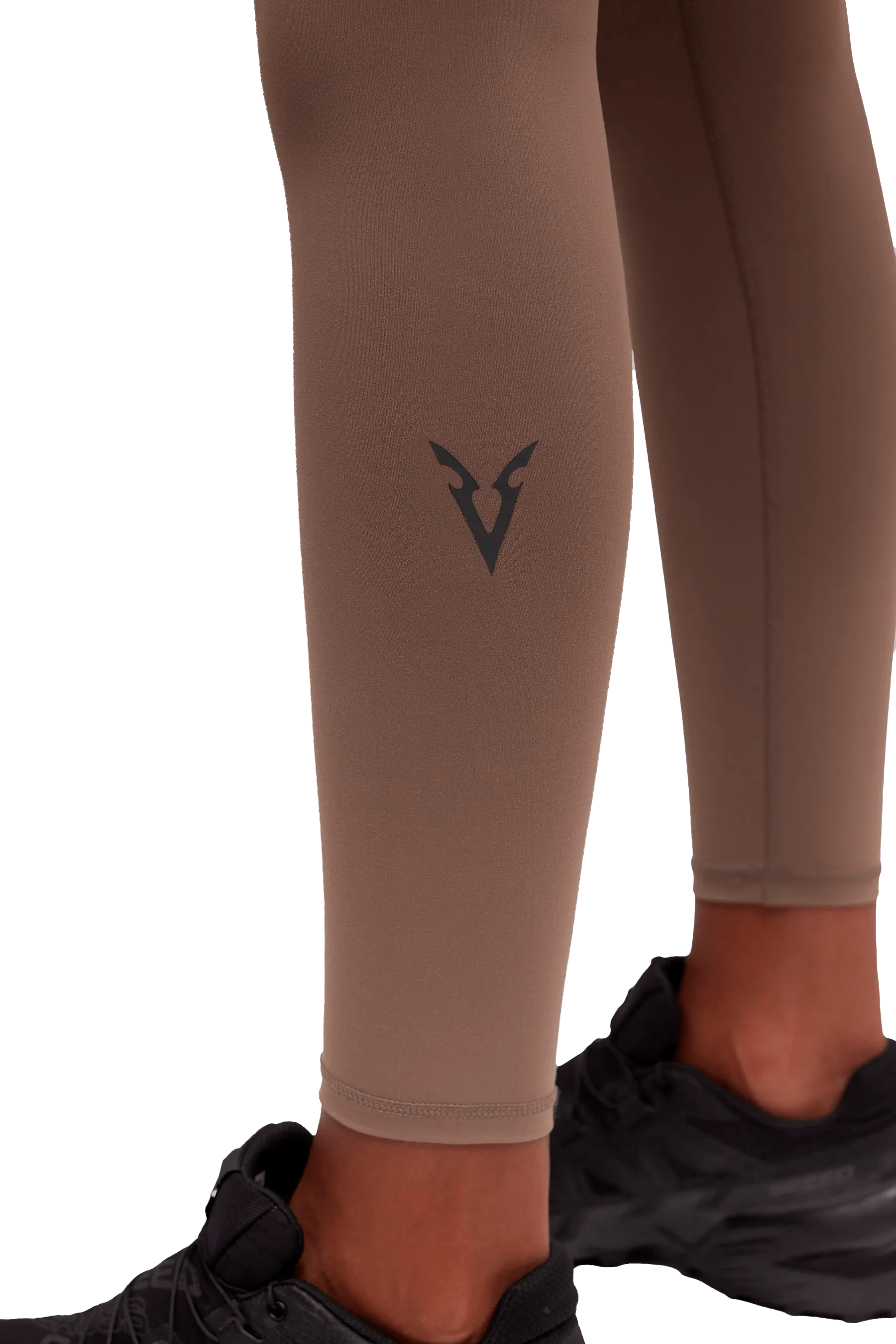 7/8 LEGGINGS - Tan Body Flex Structured Waistband