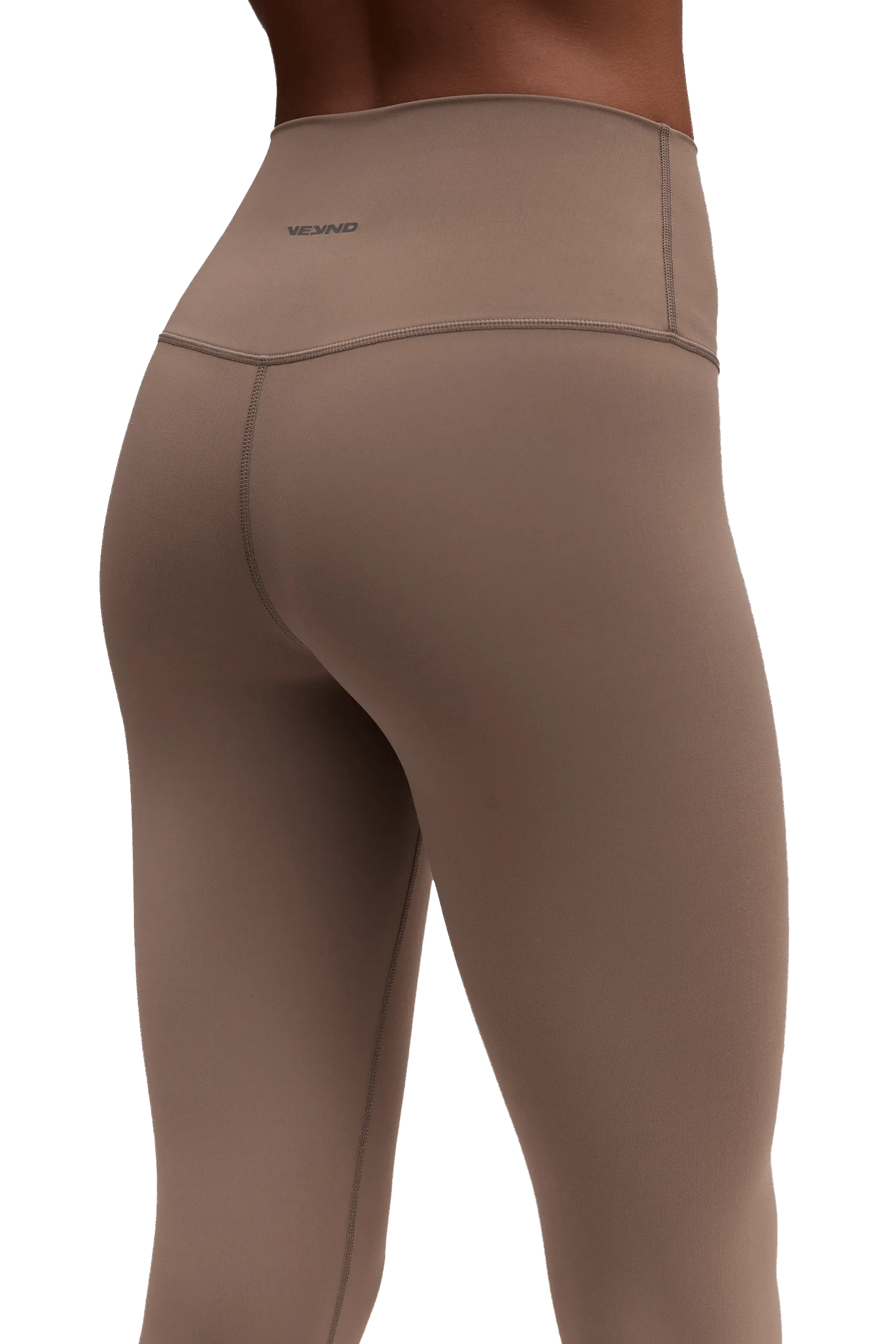 Soft touch finish 7/8 LEGGINGS - Tan