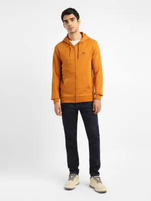 Men's Solid Brown Hooded Sweatshirt Masculine style