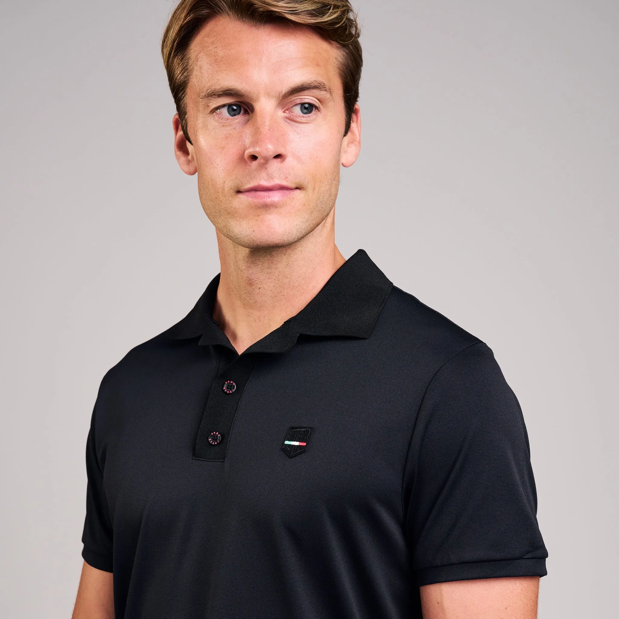 Reinforced Stitching Retro III Polo - Nero