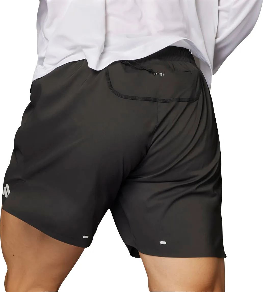 stain resistant coating Casual Style adidas Designed For Running Ultimate 5 Inch Mens Running Shorts - Black