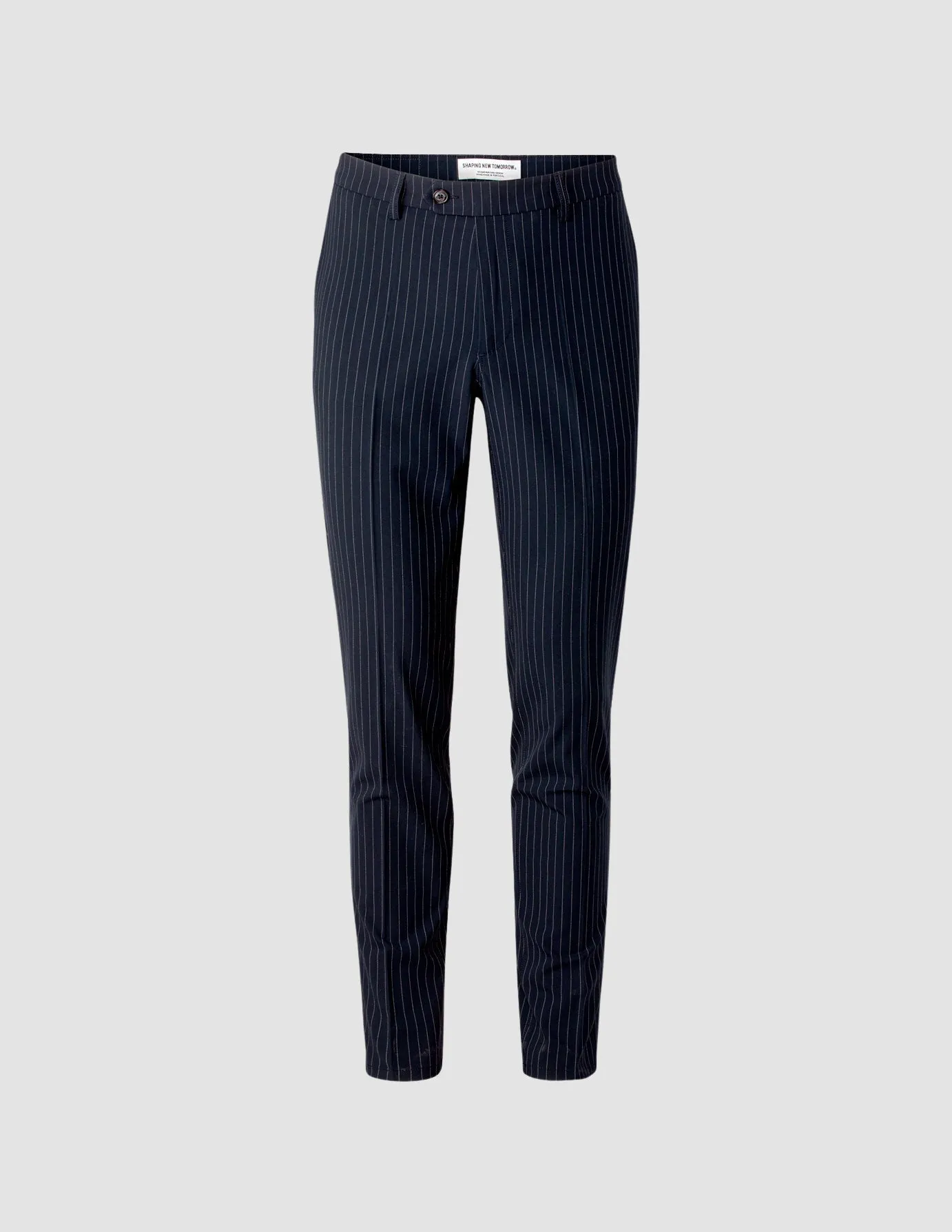 Core Essential Durable Seam Construction Essential Suit Pants Regular Navy Pinstripe