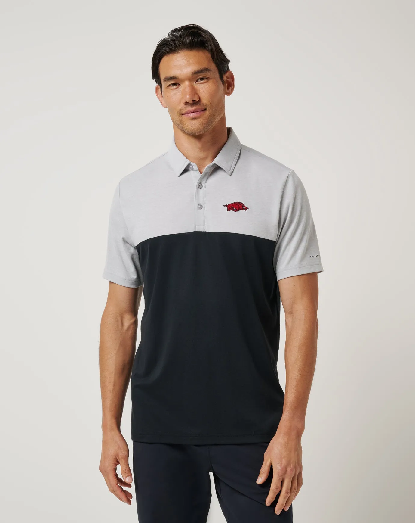 DoubleStitched Seams slim fit Arkansas Drop Back Polo
