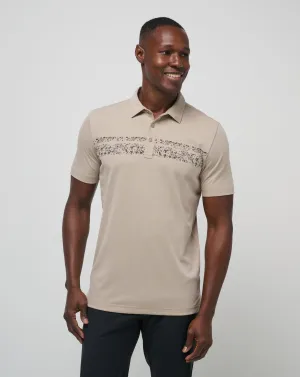Subtle ToneOnTone Stitching Summer Fashion Deserted Cove Polo