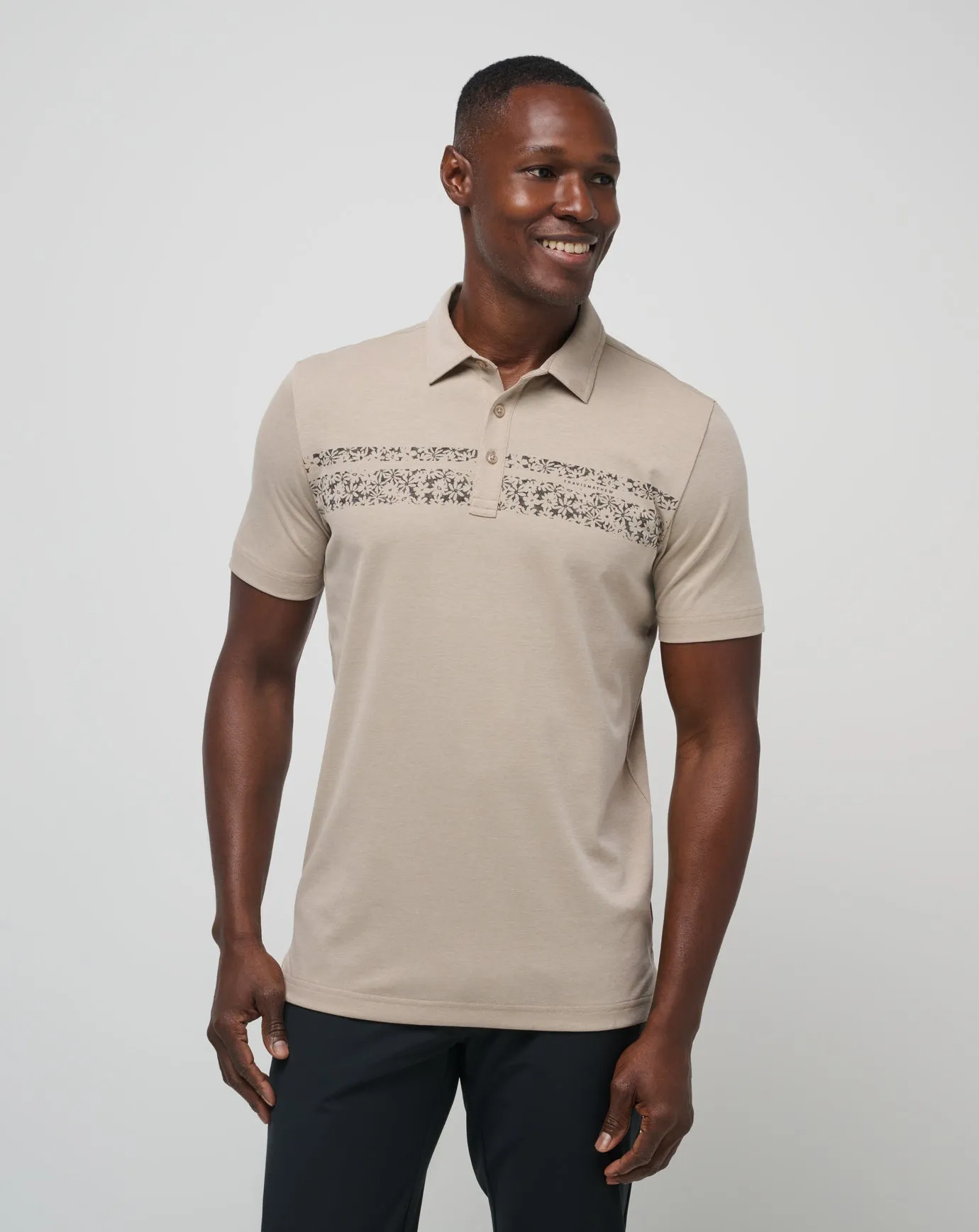 Deserted Cove Polo Durable Ribbed Cuffs Stylish Detail