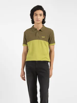 Men's Colorblock Polo T-shirt Spring Summer