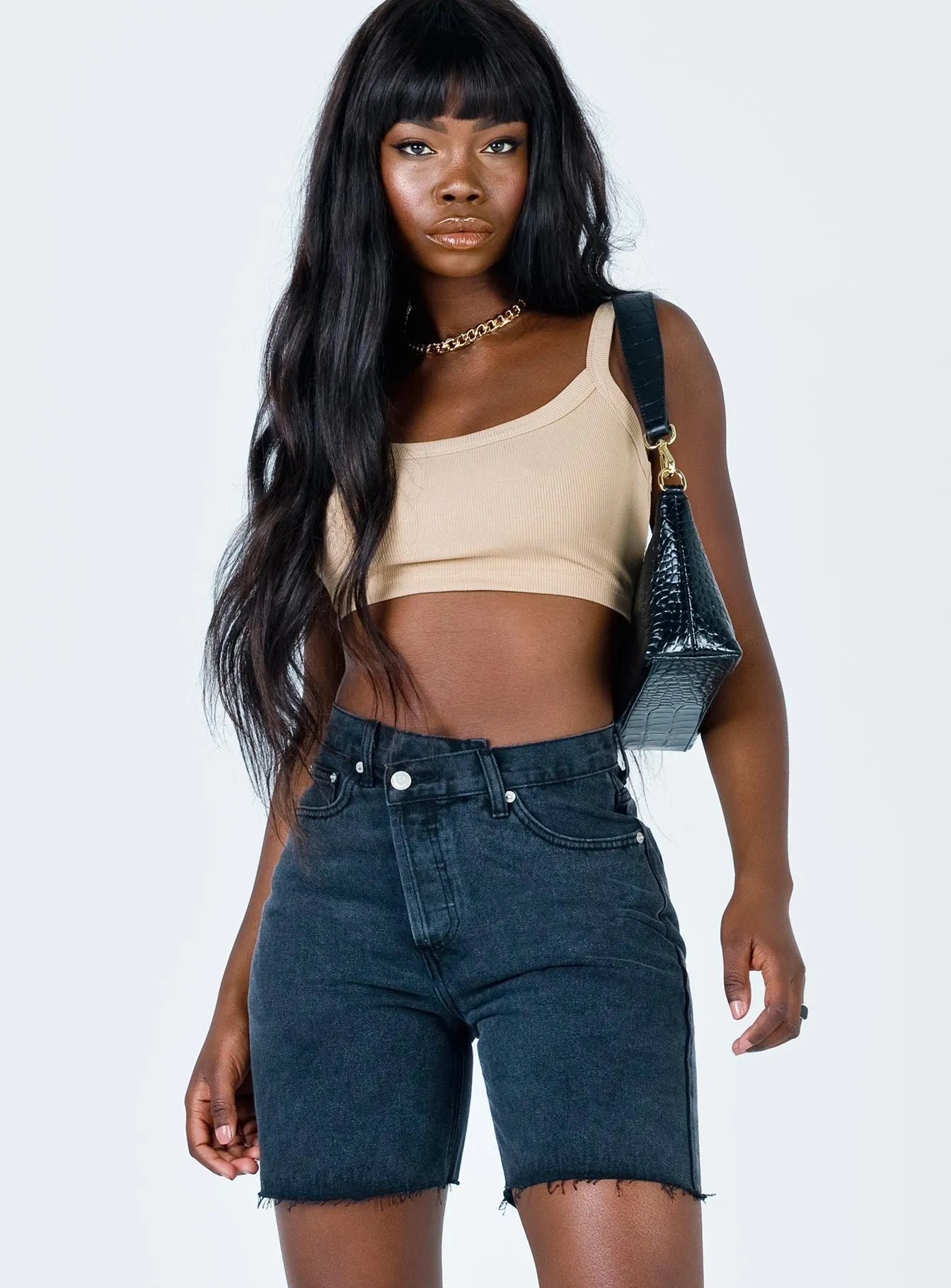Eliana Shorts Black HypoallergenicFabric LowProfile Fasteners