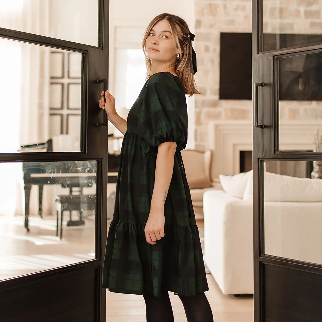 Middleton Dress, Mistletoe DurableThreadwork