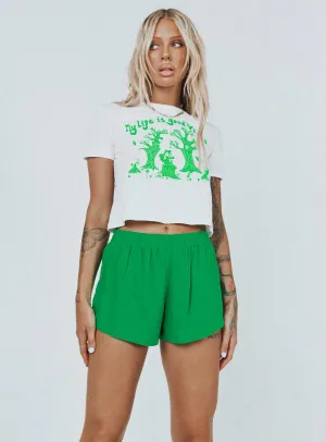ChafeResistant Seams Smart Glow Beach House Shorts Green