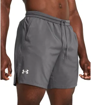 Under Armour Launch 7 Inch Mens Running Shorts - Grey Tapered leg Comfortable Style