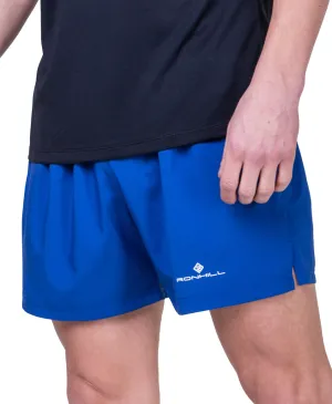 Ronhill Core 5 Inch Mens Running Shorts - Blue Stretch waistband