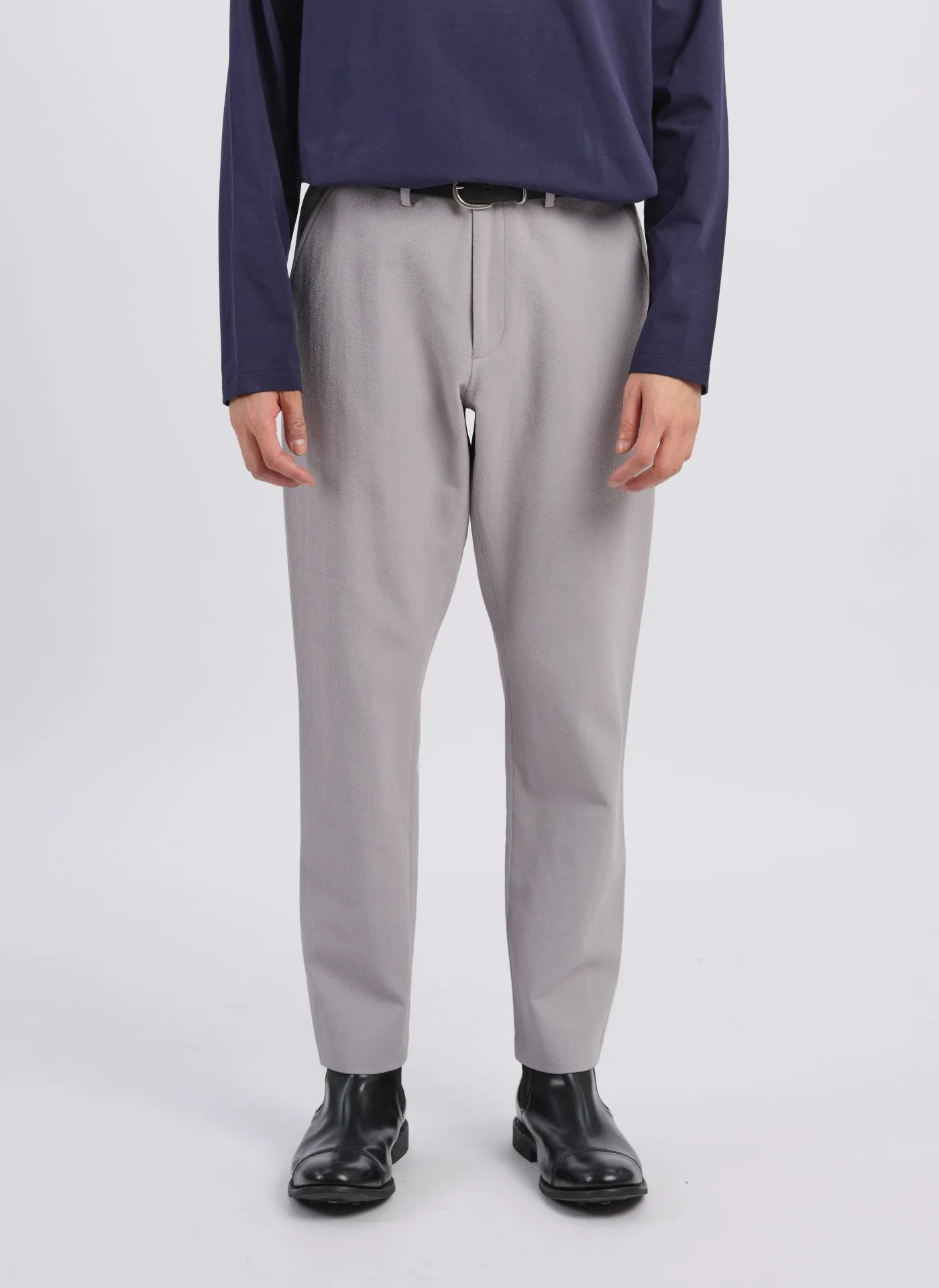 Fine Weave Event Vibe Solotex Garbardine (Work) Ankle Length Tapered Slim Pants [P-07]