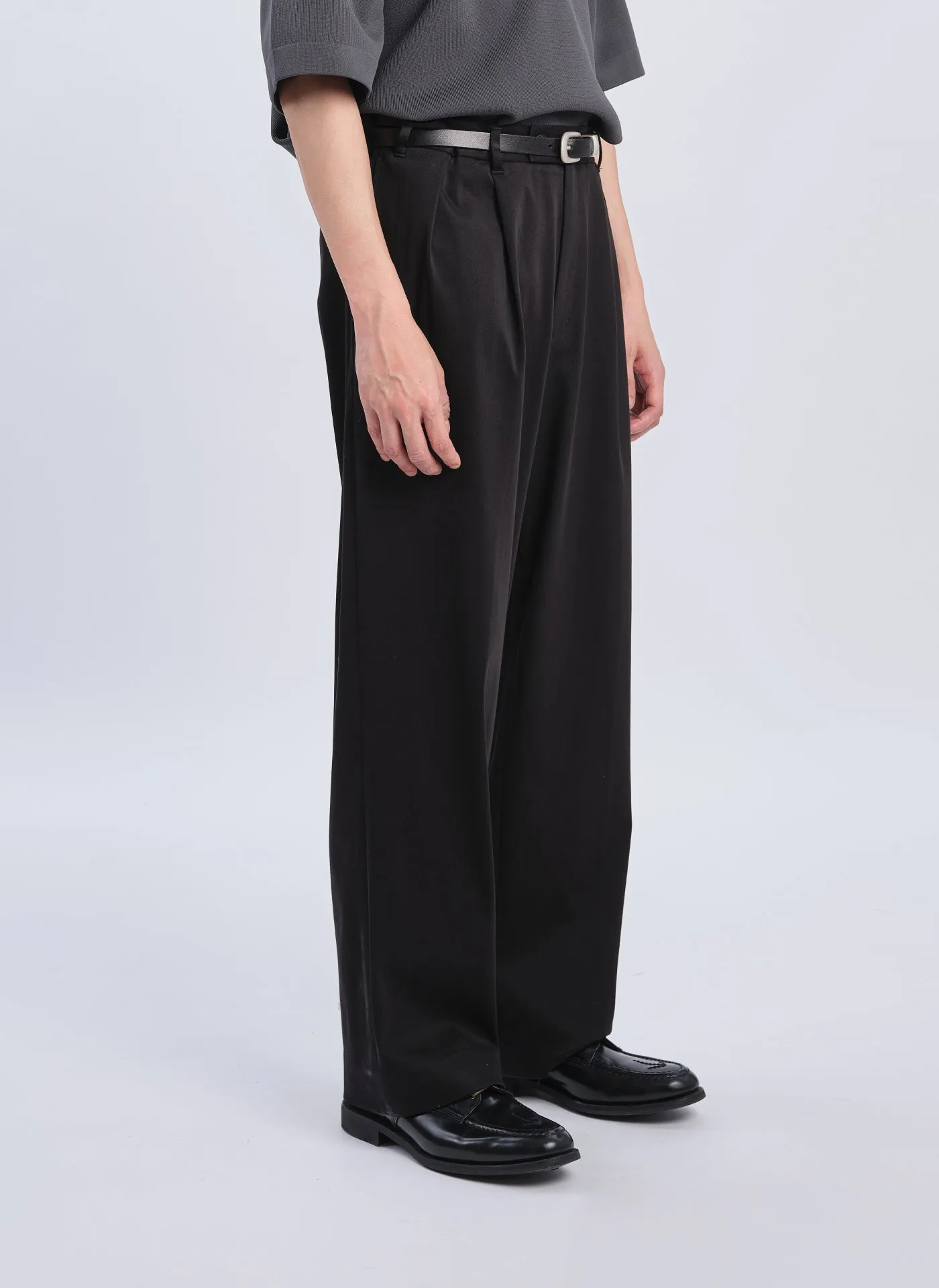 TearResistant Fabric WrinkleResistant Wonder Shape (Move) Ankle Length Wide Tapered (P-15)