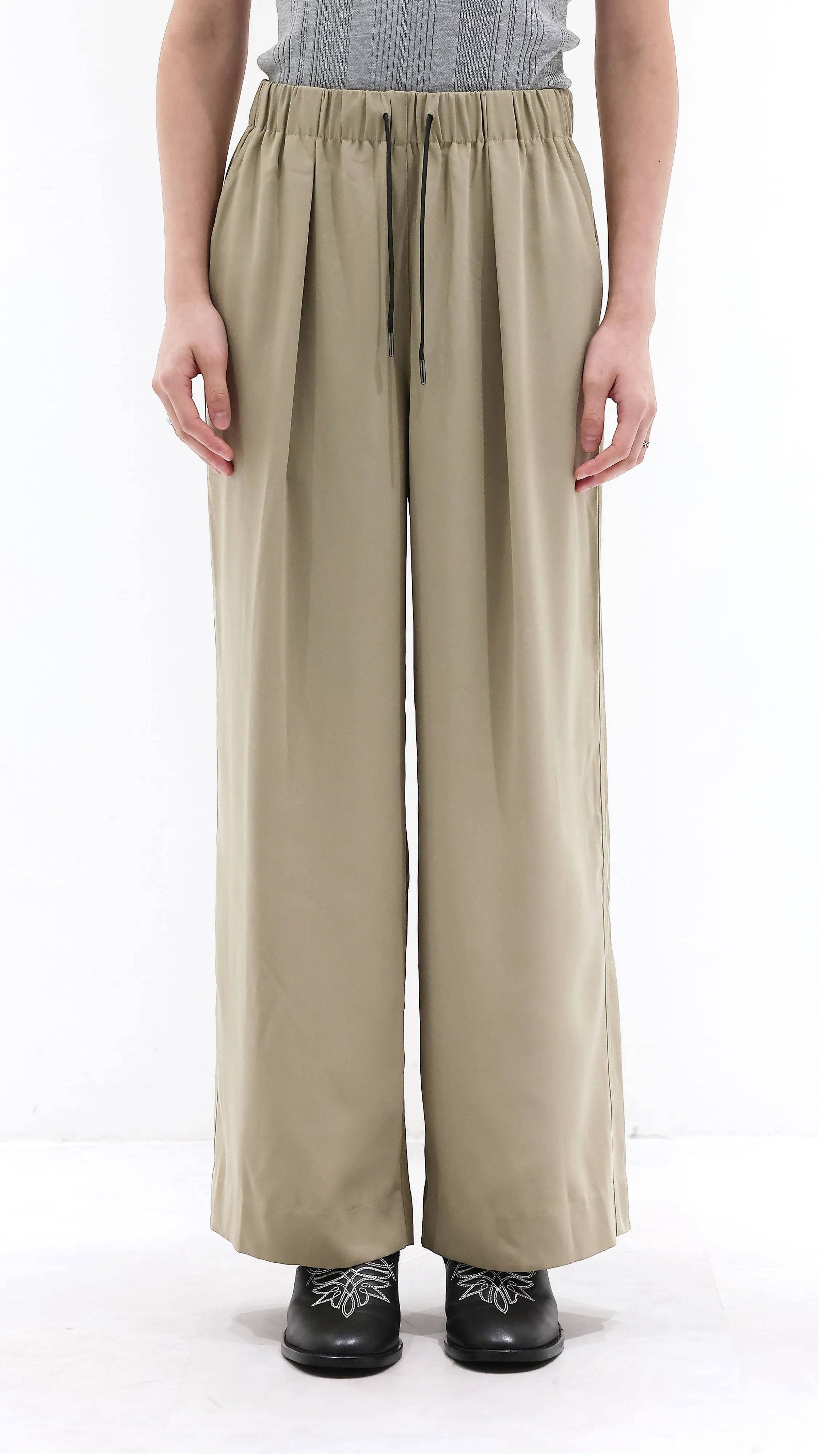 LowMaintenanceFabric Boss Vibe Wide-Leg Drawstring Pants