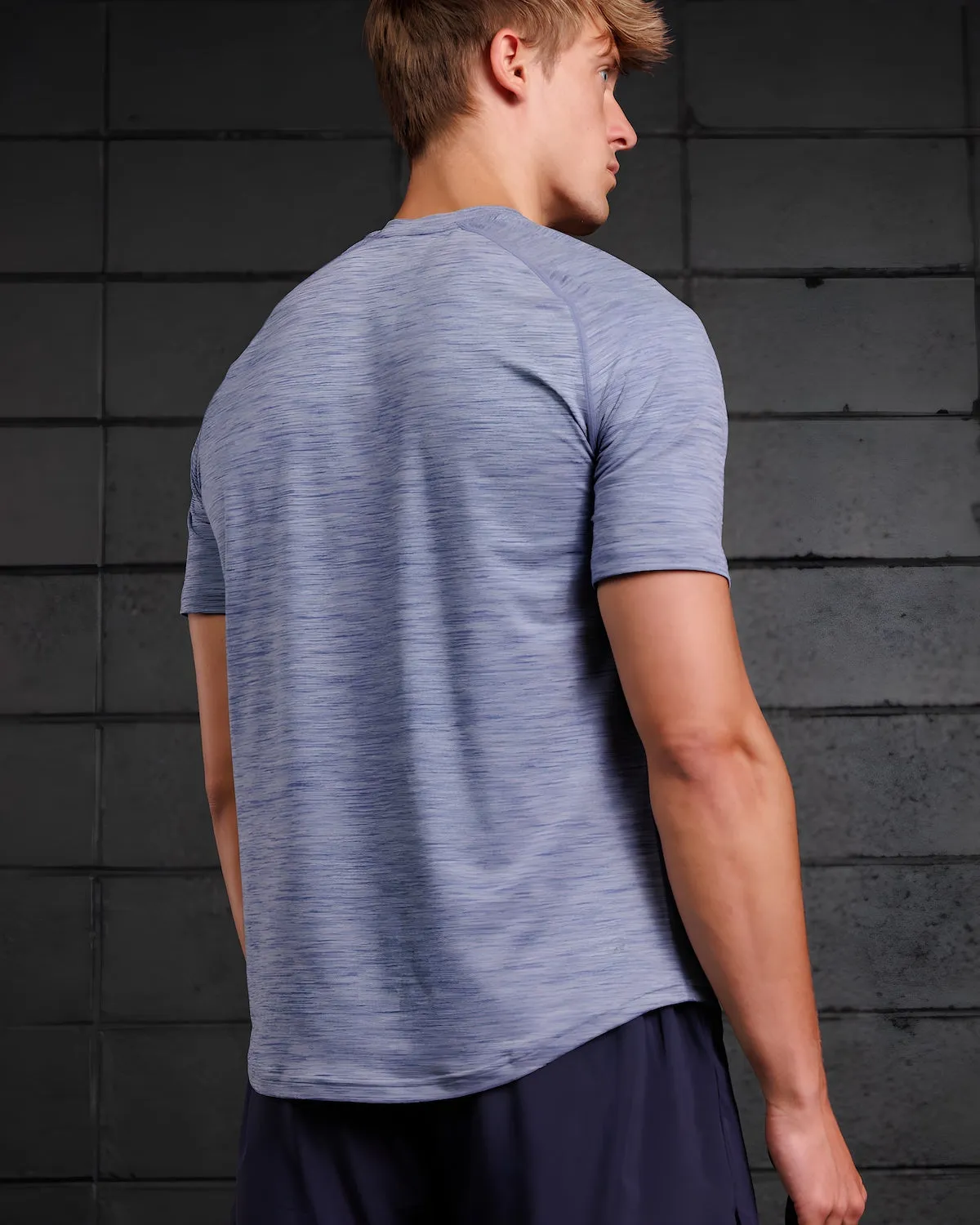 Reinforced Knees Warm Fit SmartTech Raglan Shirt | Blue Depths