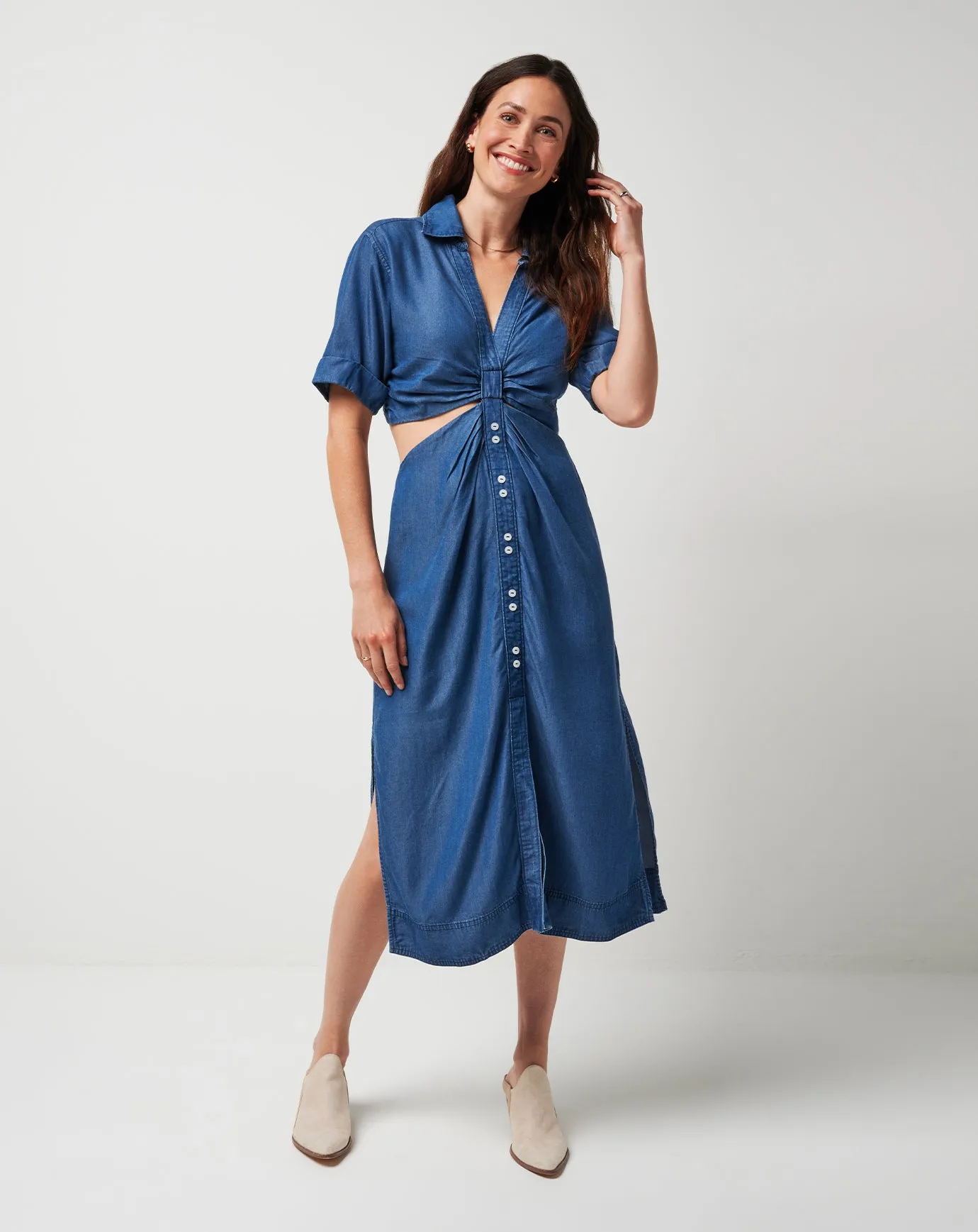 Old Havana Dress Comfort waistband Sheer Fit