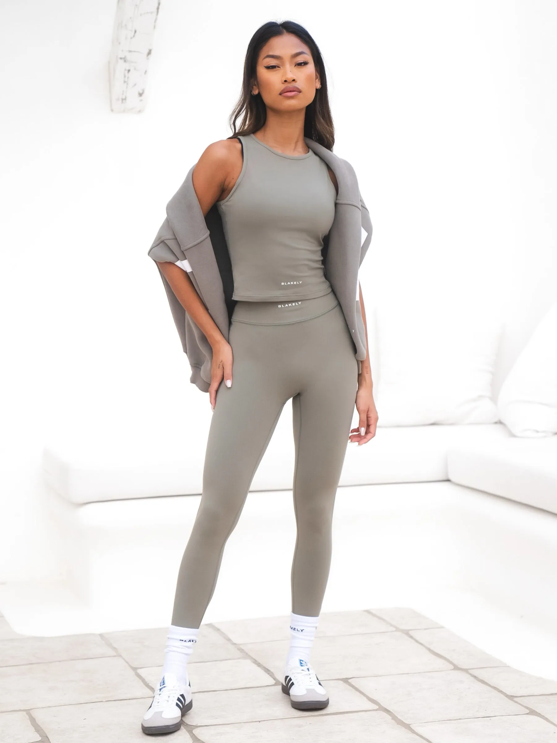 Casual Style Ultimate Soft Lifestyle Vest - Safari Green