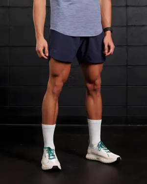 Desk Style Earth Fit Aerolite 6" Training Short | Navy