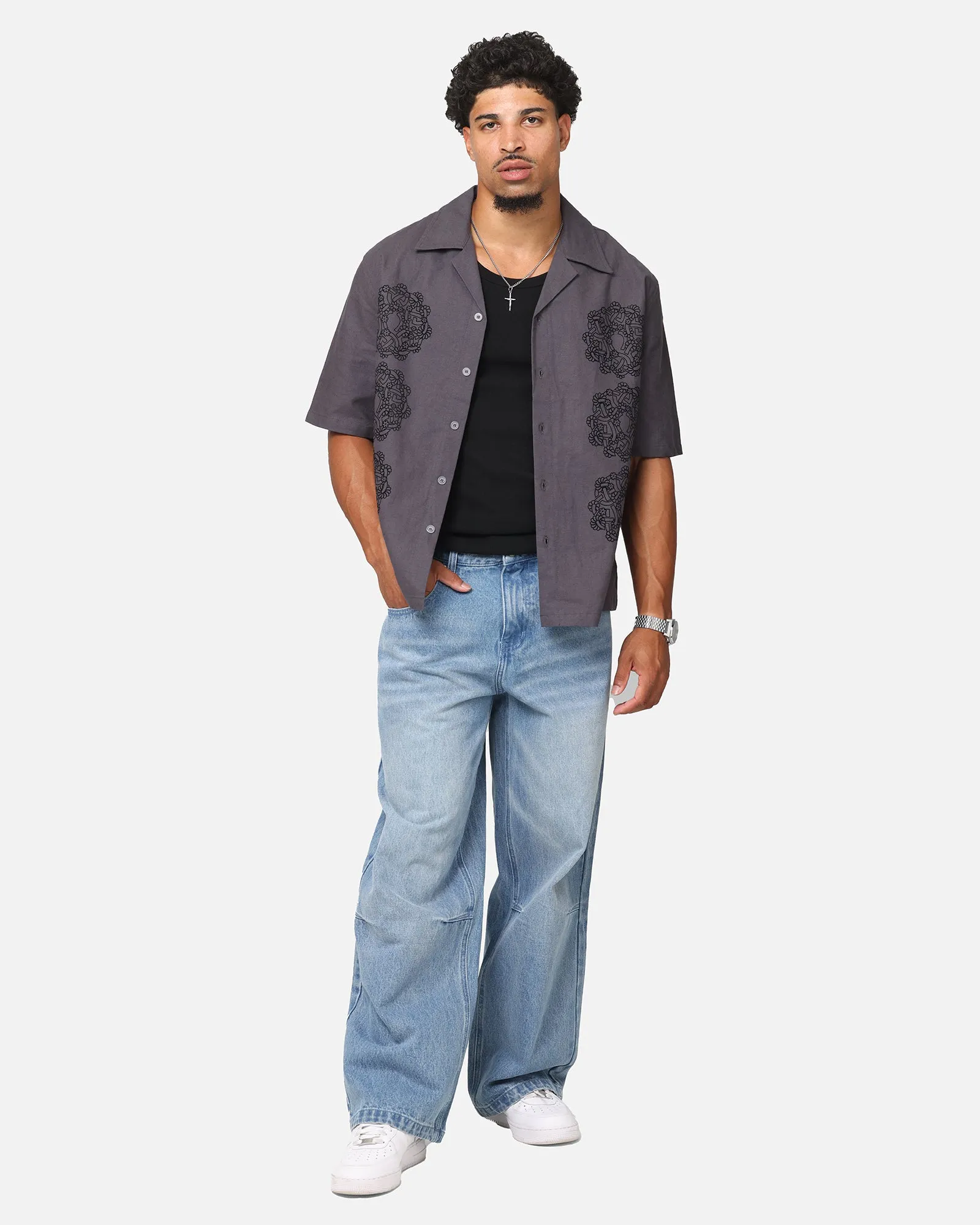 Saint Morta Amplus Jeans Medium Blue Weekend Warrior Creative Look Modern Tailored Silhouette