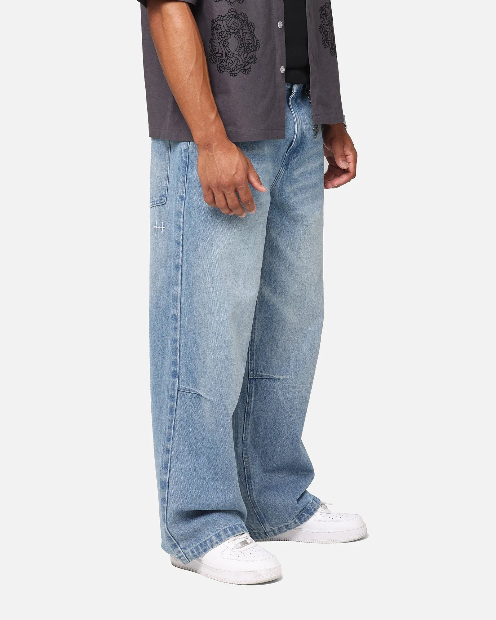 Saint Morta Amplus Jeans Medium Blue Neutral Style Flexible Fit