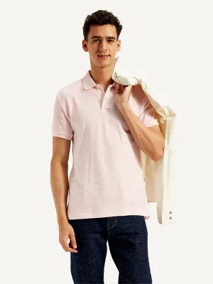 Active Lifestyle Men's Pin Stripes Slim Fit Polo T-Shirt