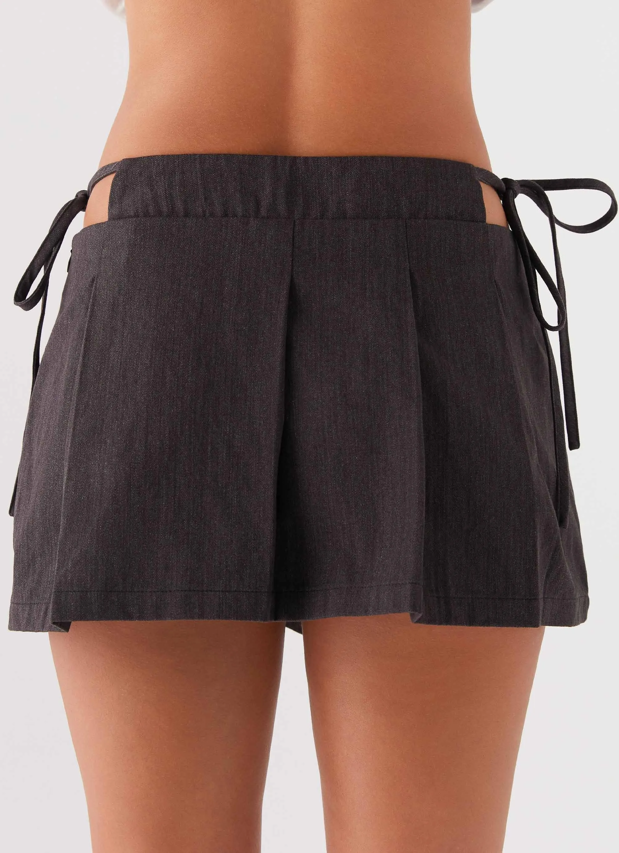 Fresh Appeal Alexie Pleated Mini Skirt - Black