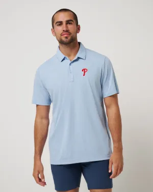Philadelphia Phillies Playoff Pitch Polo NonChafing Seam Placement Layered Look