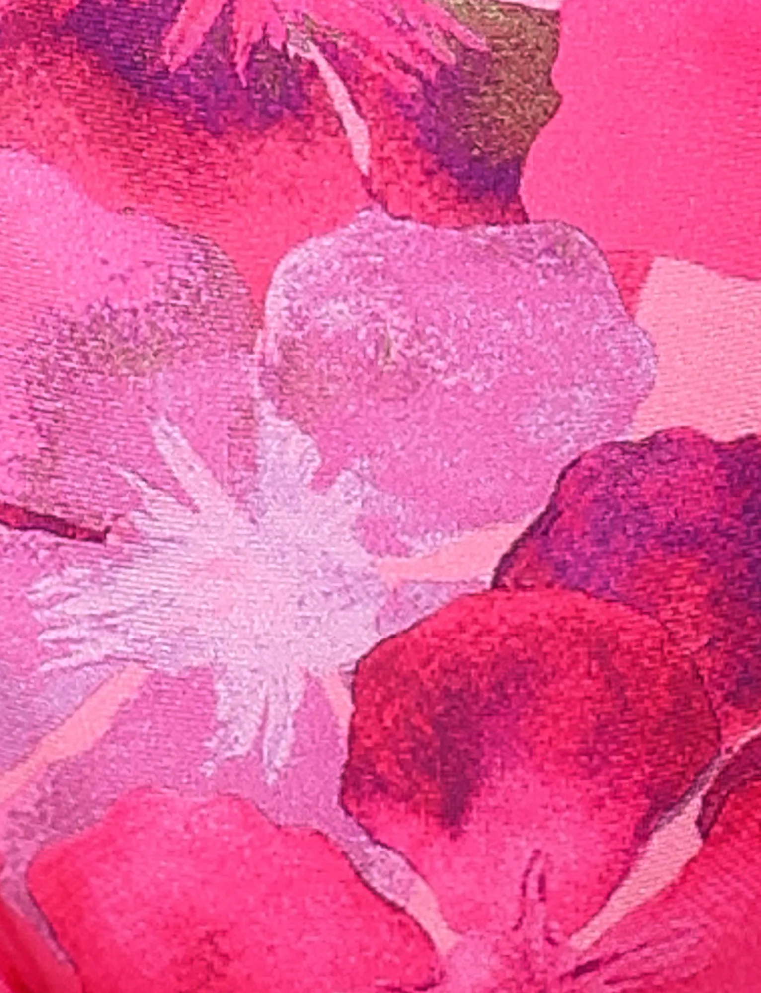 FINLEA BIKINI TOP - PINK : HIBISCUS Chafe Resistant Edges Tummy Control Panels