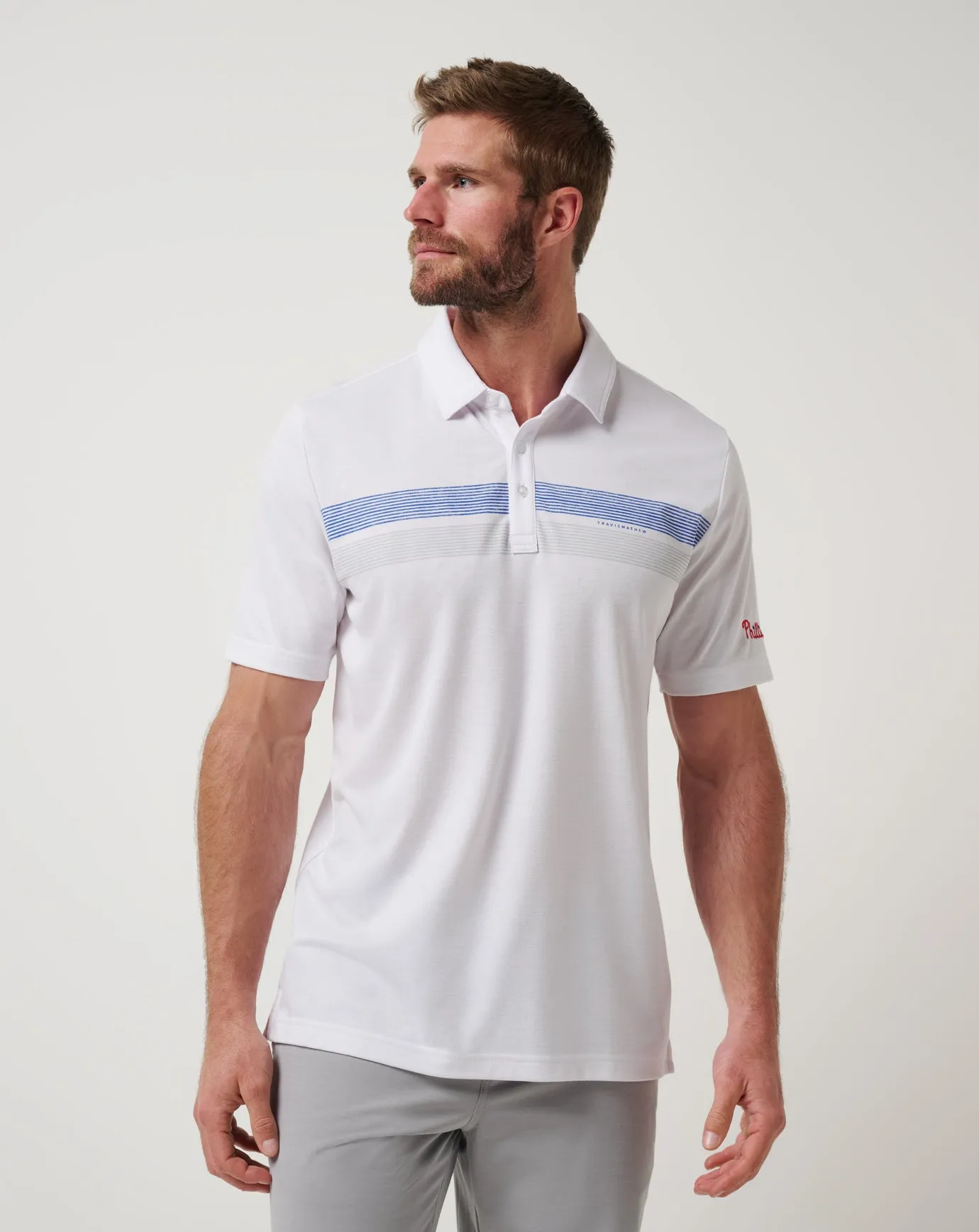 High-End Look Moisture Wicking Fabric Philadelphia Phillies Top Recruit Polo