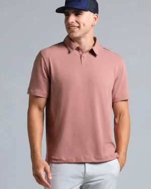 DoubleLayered Hem Binding Relaxed Style Sportcross Polo