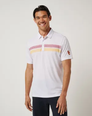 TwoTone Fabric Blend USC Top Recruit Polo