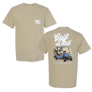 Golf Dad Golf Cart Pocket Tee Thermal Regulating Layer Relaxed Vibe