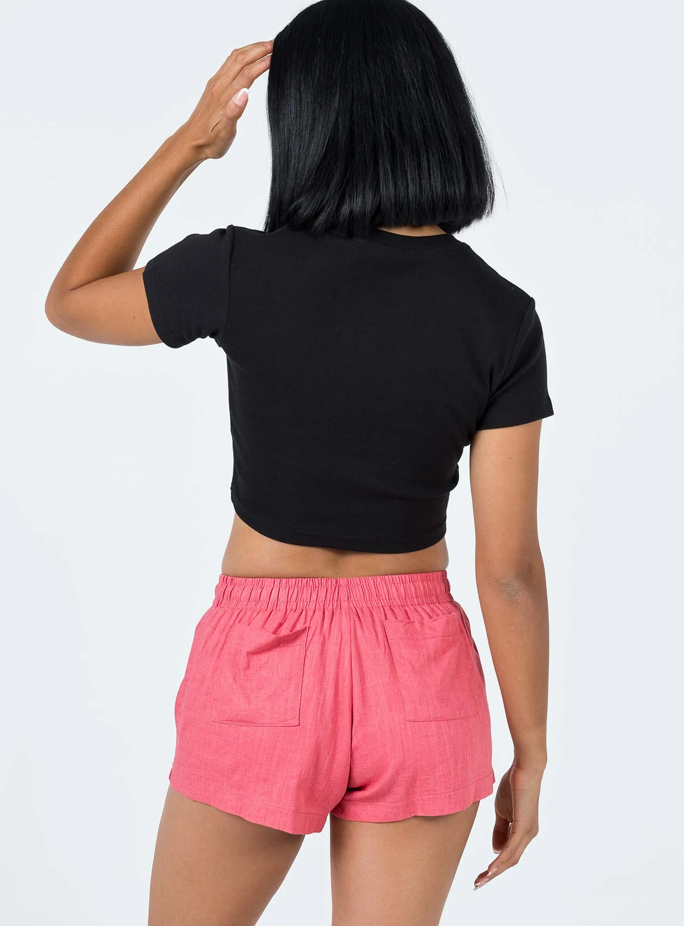 Sustainable Manufacturing Sun Beam Beach House Shorts Pink